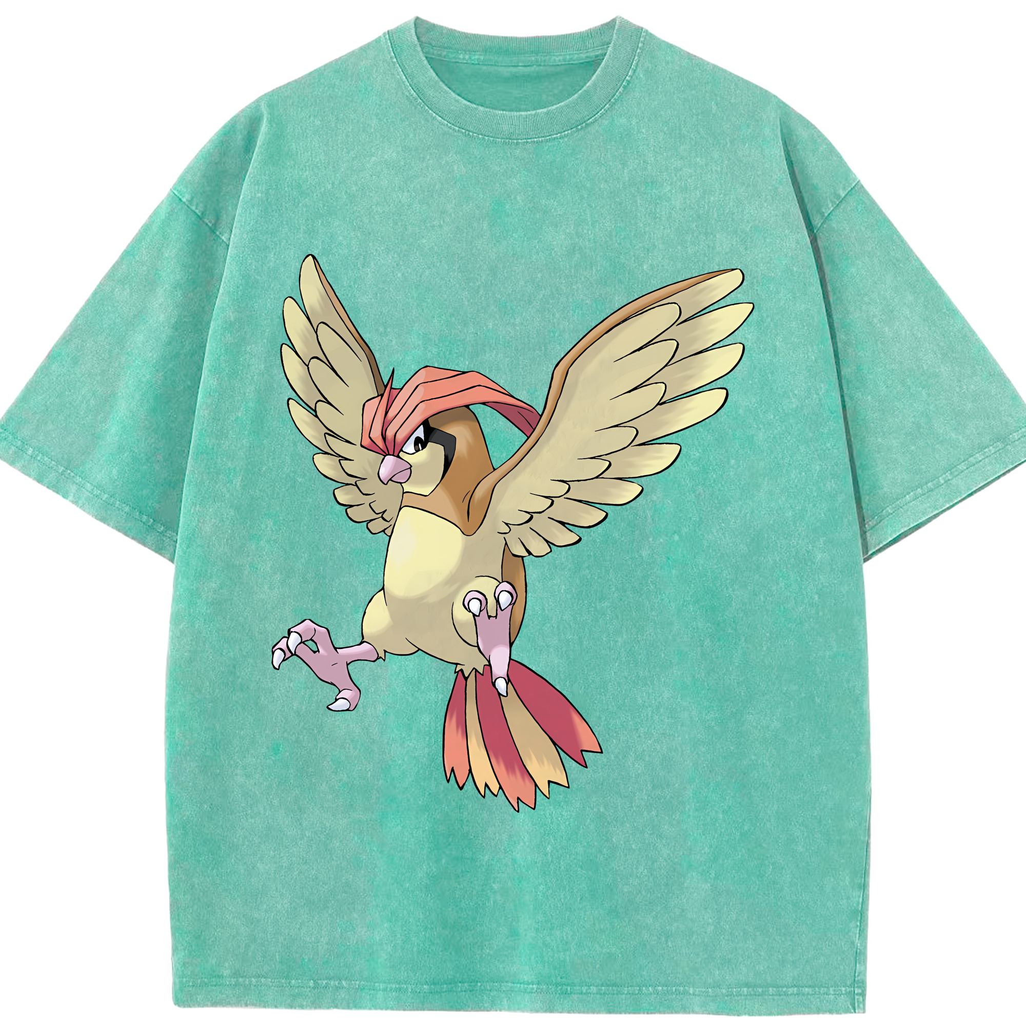 （画像用） ポケットモンスター Pokémon 綿100% ヴィンテージ風 半袖Tシャツ（フロントプリント）